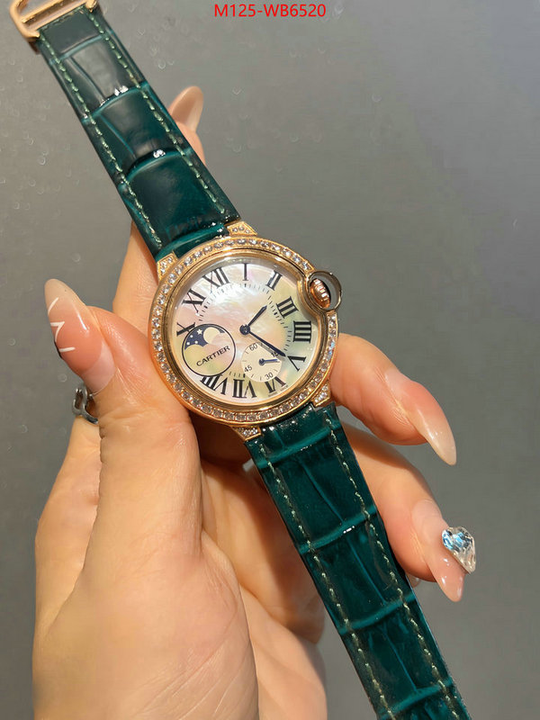 Watch(TOP)-Cartier designer replica ID: WB6520 $: 125USD