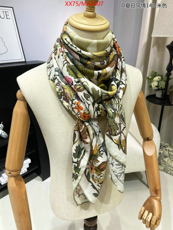 Scarf-Dior top brands like ID: MA2007 $: 75USD