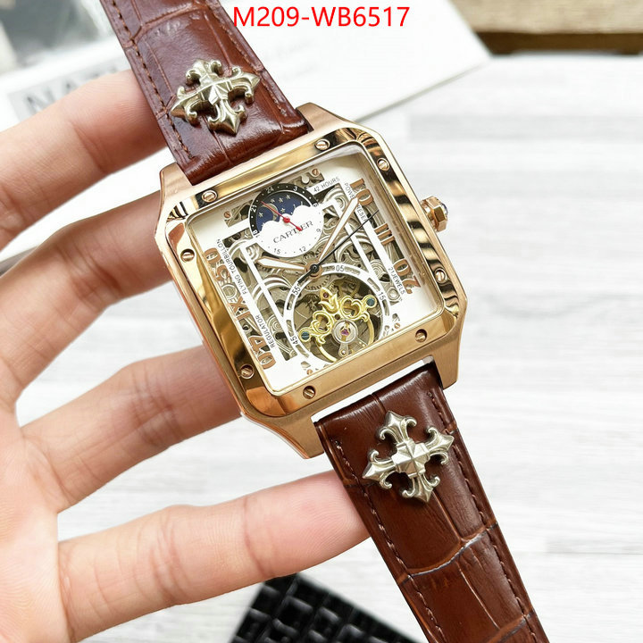 Watch(TOP)-Cartier shop cheap high quality 1:1 replica ID: WB6517 $: 209USD