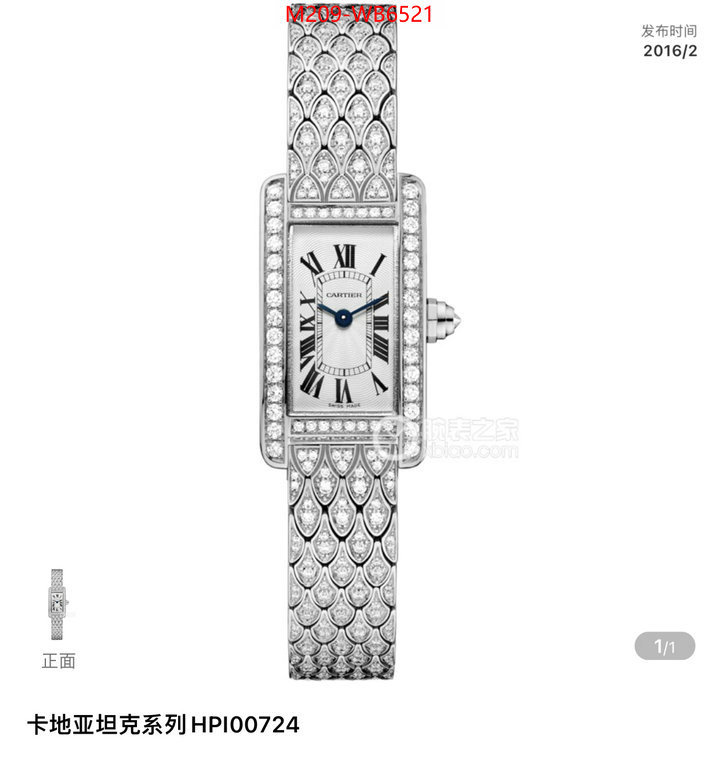 Watch(TOP)-Cartier fake cheap best online ID: WB6521 $: 209USD