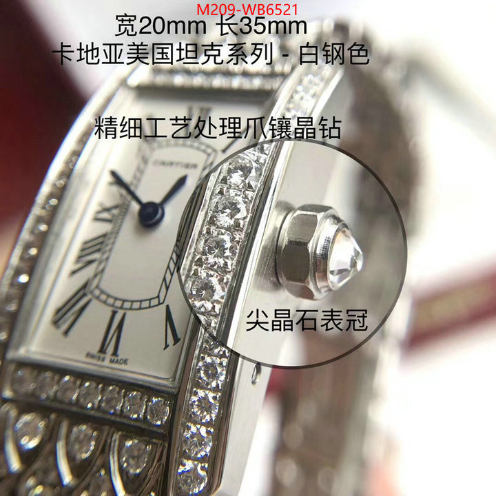 Watch(TOP)-Cartier fake cheap best online ID: WB6521 $: 209USD