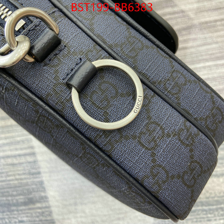 Gucci Bags(TOP)-Crossbody- the quality replica ID: BB6383 $: 199USD,