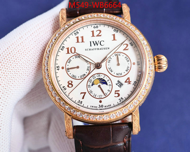 Watch(TOP)-IWC luxury 7 star replica ID: WB6664 $: 549USD