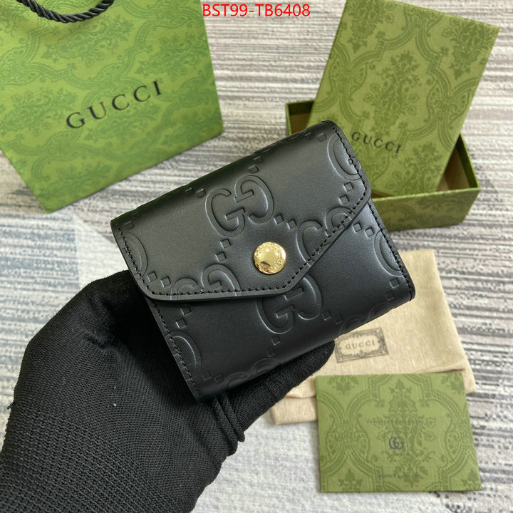 Gucci Bags(TOP)-Wallet- outlet sale store ID: TB6408 $: 99USD,