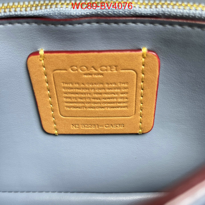 Coach Bags(4A)-Crossbody- buy 1:1 ID: BV4076 $: 89USD,