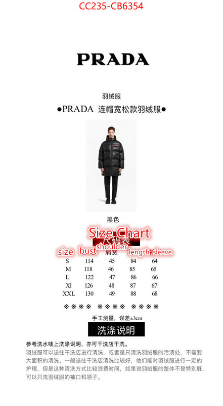 Down jacket Women-Prada buy aaaaa cheap ID: CB6354 $: 225USD