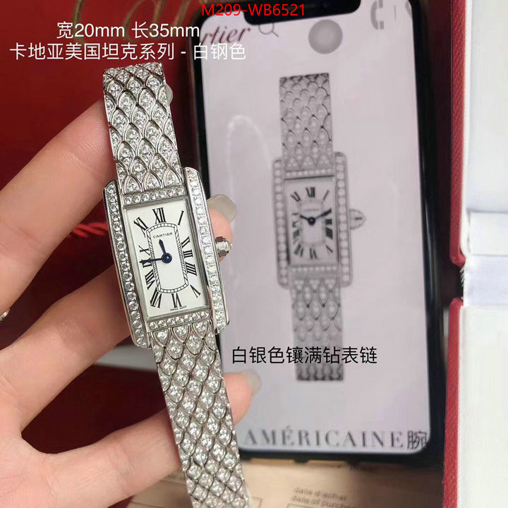 Watch(TOP)-Cartier fake cheap best online ID: WB6521 $: 209USD