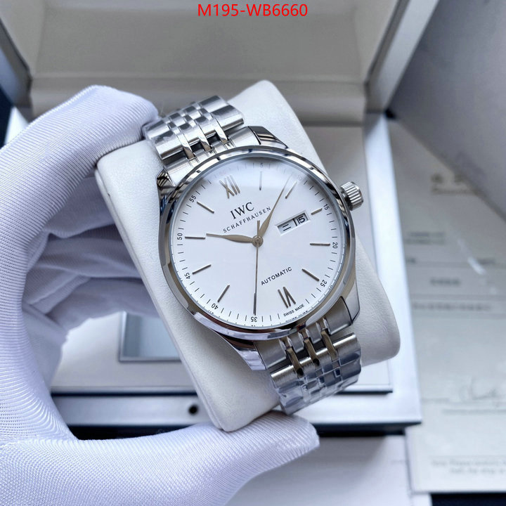 Watch(TOP)-IWC fashion designer ID: WB6660 $: 195USD