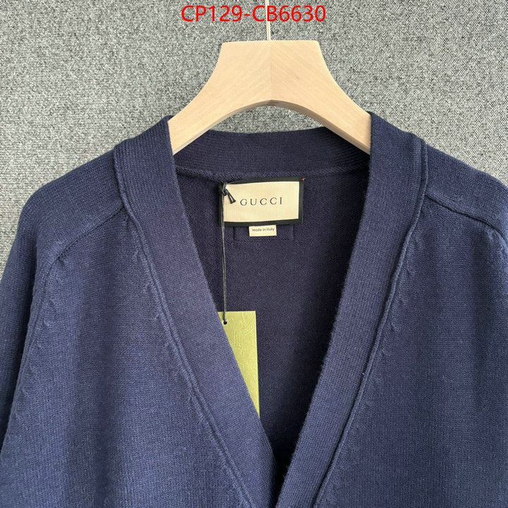 Clothing-Gucci online sales ID: CB6630 $: 129USD