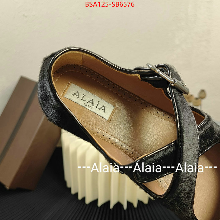 Women Shoes-ALAIA wholesale 2024 replica ID: SB6576 $: 125USD