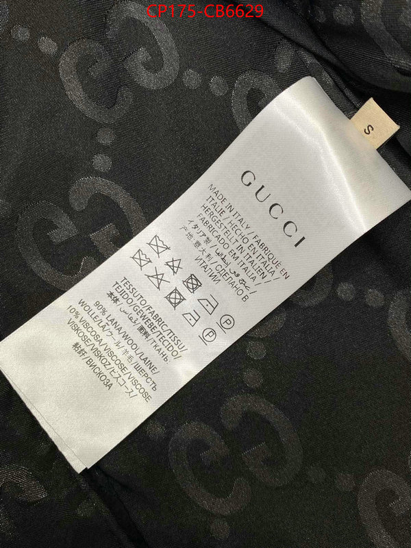 Clothing-Gucci replica how can you ID: CB6629 $: 175USD