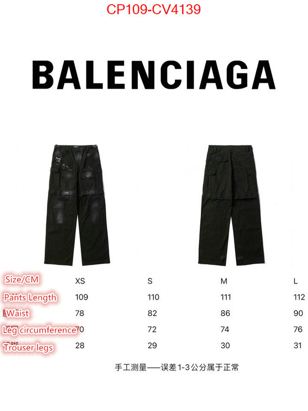 Clothing-Balenciaga how to buy replcia ID: CV4139 $: 109USD