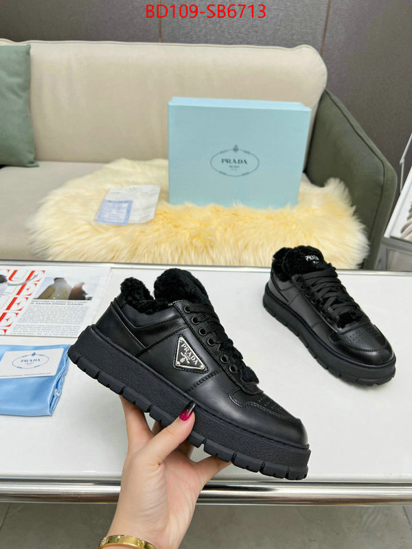 Women Shoes-Prada new designer replica ID: SB6713 $: 109USD