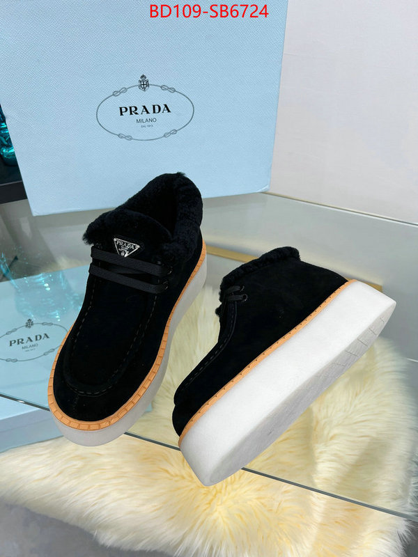 Women Shoes-Prada where quality designer replica ID: SB6724 $: 109USD