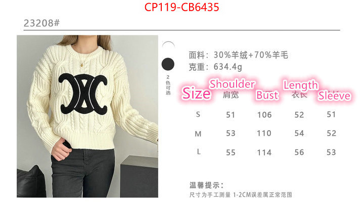 Clothing-Celine wholesale replica ID: CB6435 $: 119USD