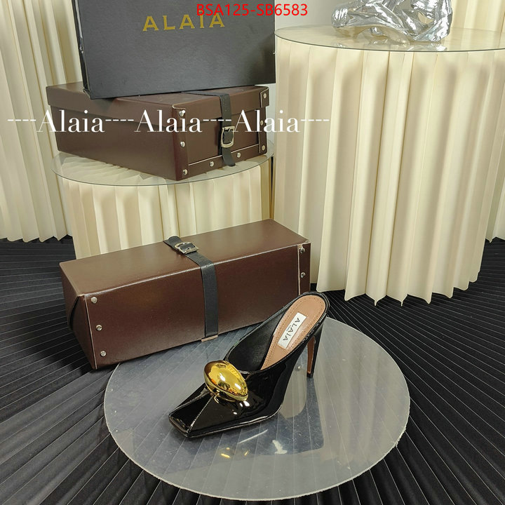 Women Shoes-ALAIA luxury 7 star replica ID: SB6583 $: 125USD