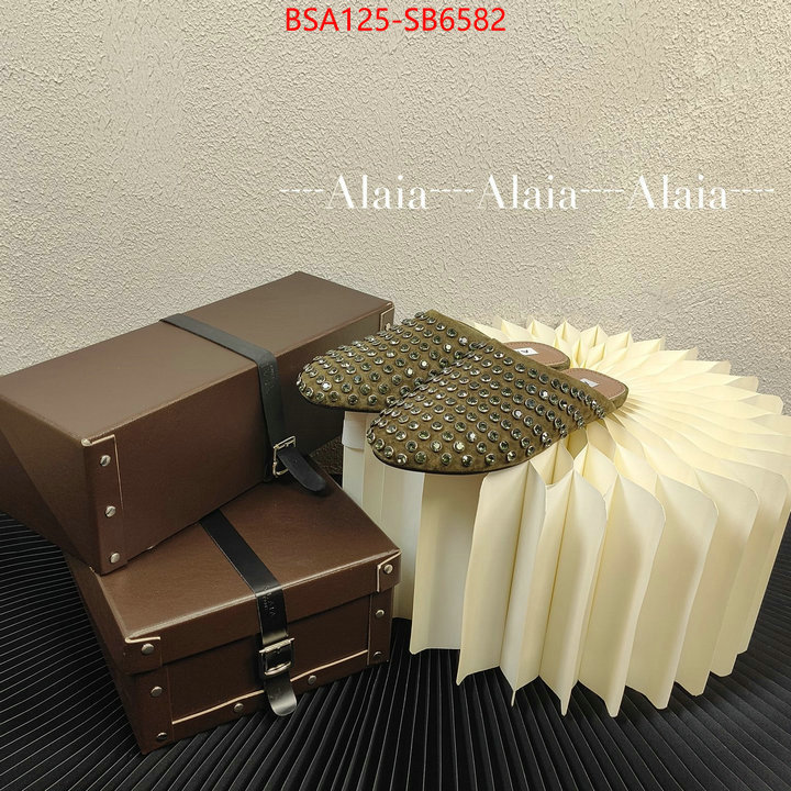 Women Shoes-ALAIA the highest quality fake ID: SB6582 $: 125USD