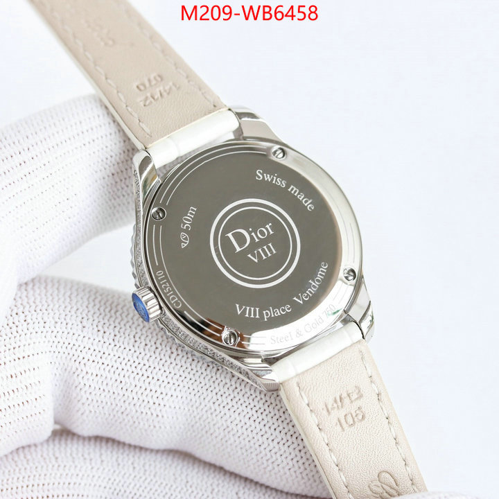 Watch(TOP)-Dior replicas buy special ID: WB6458 $: 209USD