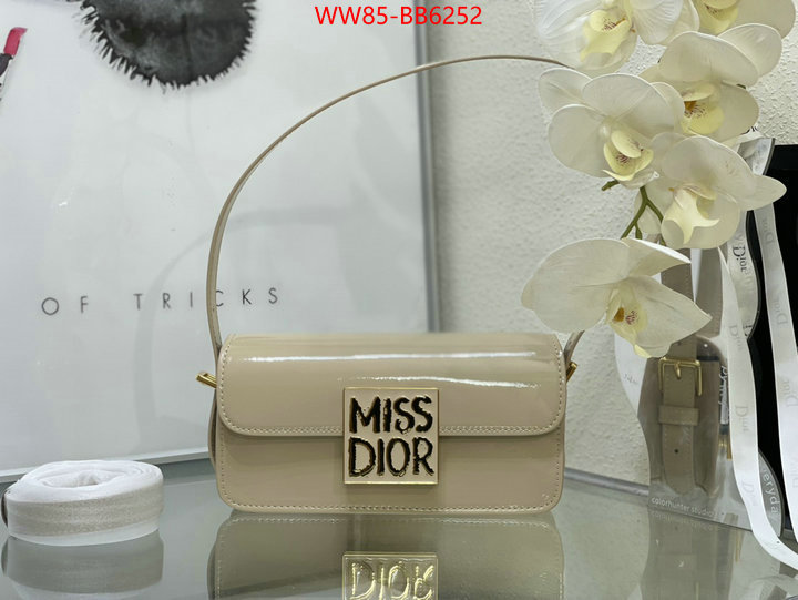 Dior Bags(4A)-Crossbody- designer wholesale replica ID: BB6252 $: 85USD,