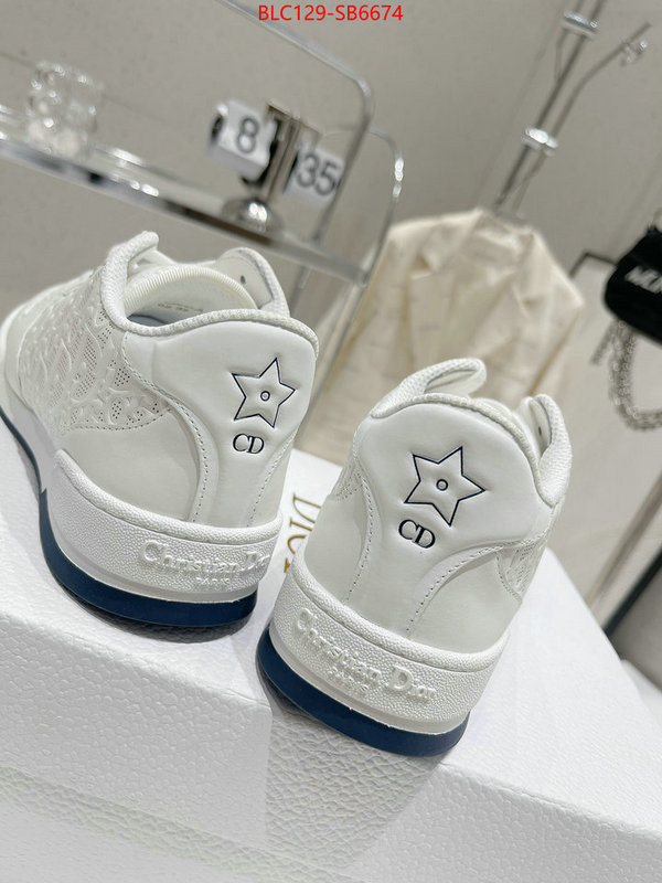 Women Shoes-Dior buy best quality replica ID: SB6674 $: 129USD