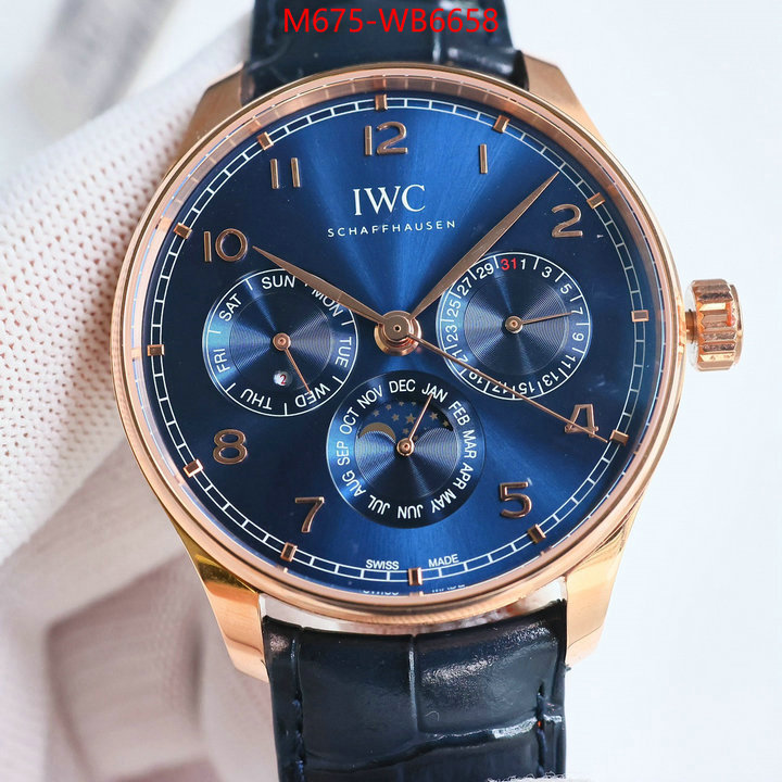 Watch(TOP)-IWC shop ID: WB6658 $: 675USD