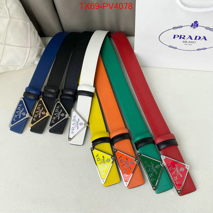 Belts-Prada where to find the best replicas ID: PV4078 $: 69USD