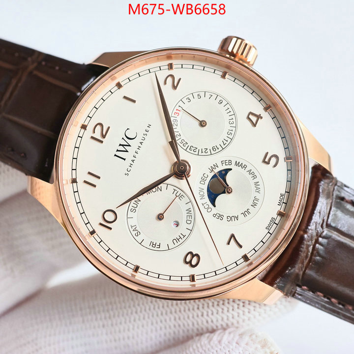 Watch(TOP)-IWC shop ID: WB6658 $: 675USD