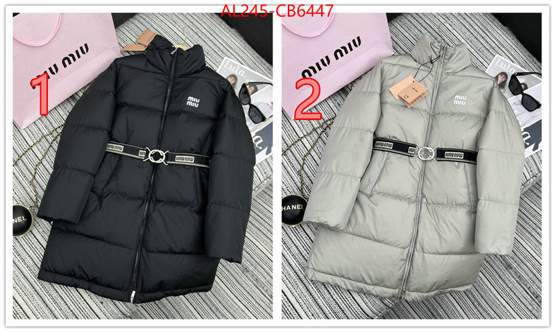 Down jacket Women-Miu Miu replica 2024 perfect luxury ID: CB6447 $: 245USD