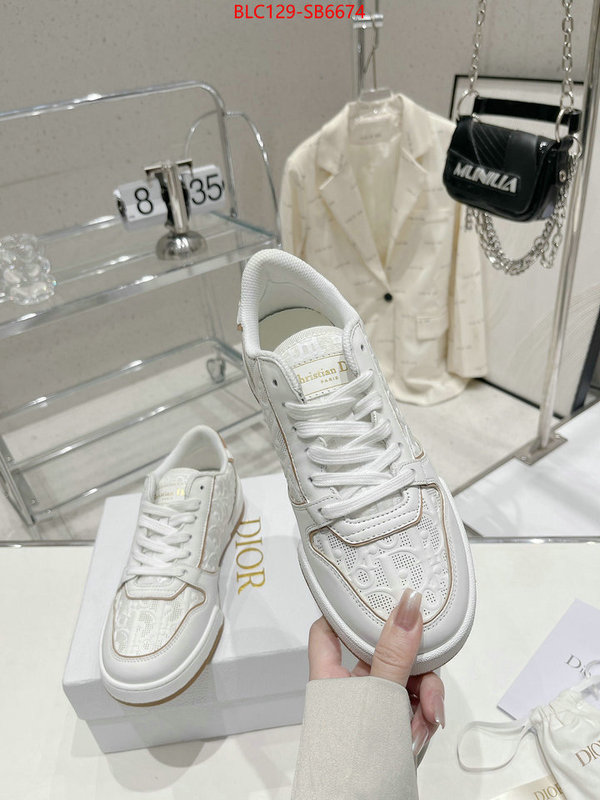 Women Shoes-Dior buy best quality replica ID: SB6674 $: 129USD