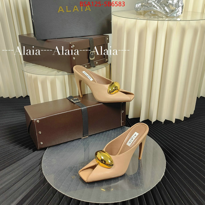 Women Shoes-ALAIA luxury 7 star replica ID: SB6583 $: 125USD