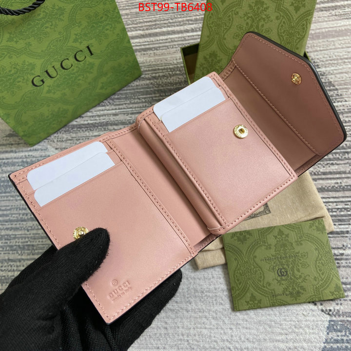 Gucci Bags(TOP)-Wallet- outlet sale store ID: TB6408 $: 99USD,