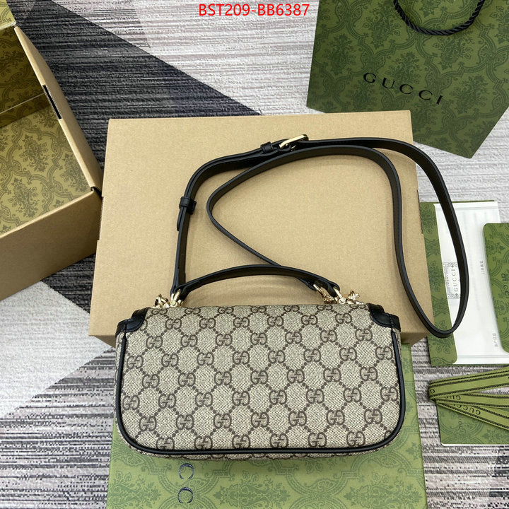 Gucci Bags(TOP)-Horsebit- designer high replica ID: BB6387 $: 209USD,