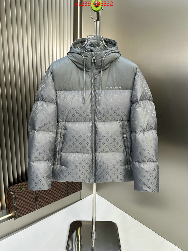 Down jacket Men-LV website to buy replica ID: CB6332 $: 239USD