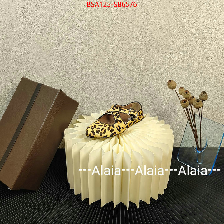 Women Shoes-ALAIA wholesale 2024 replica ID: SB6576 $: 125USD