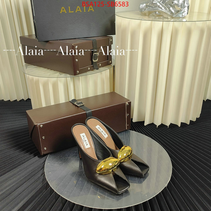 Women Shoes-ALAIA luxury 7 star replica ID: SB6583 $: 125USD