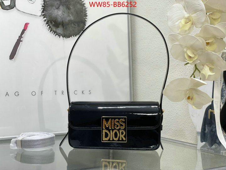 Dior Bags(4A)-Crossbody- designer wholesale replica ID: BB6252 $: 85USD,