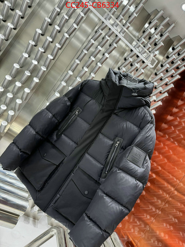 Down jacket Men-Burberry 7 star replica ID: CB6334 $: 345USD