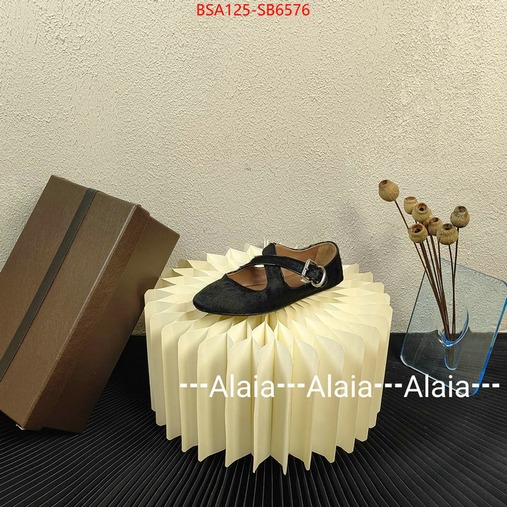 Women Shoes-ALAIA wholesale 2024 replica ID: SB6576 $: 125USD