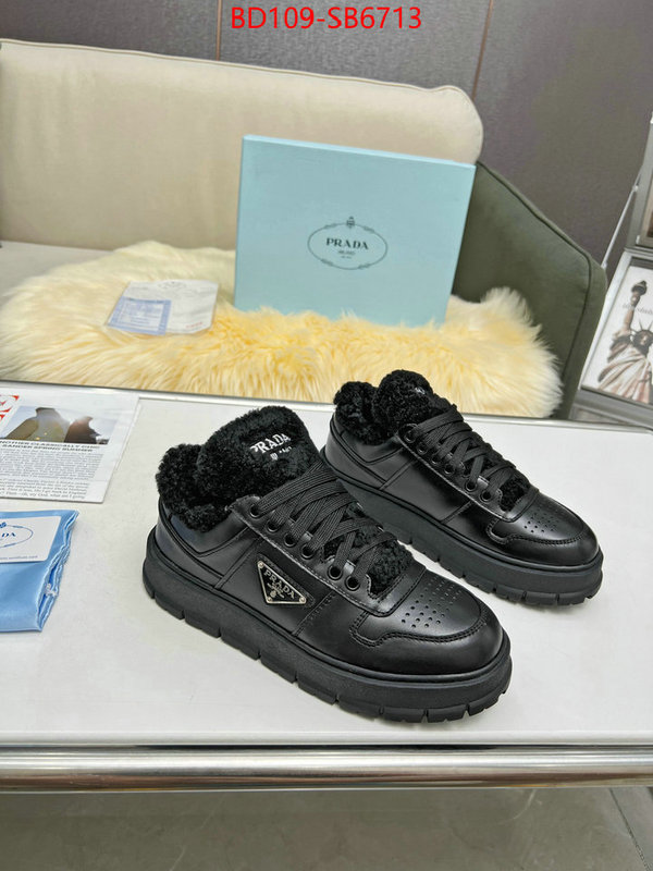 Women Shoes-Prada new designer replica ID: SB6713 $: 109USD