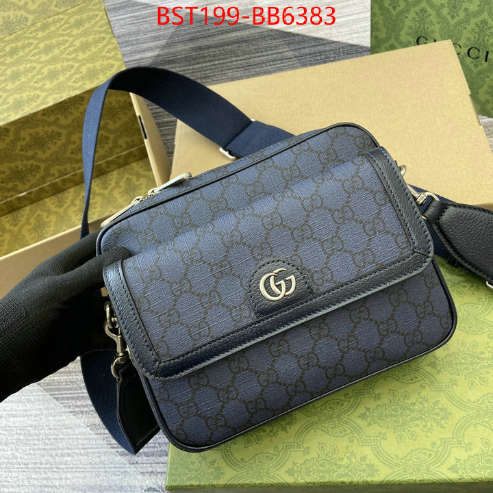 Gucci Bags(TOP)-Crossbody- the quality replica ID: BB6383 $: 199USD,