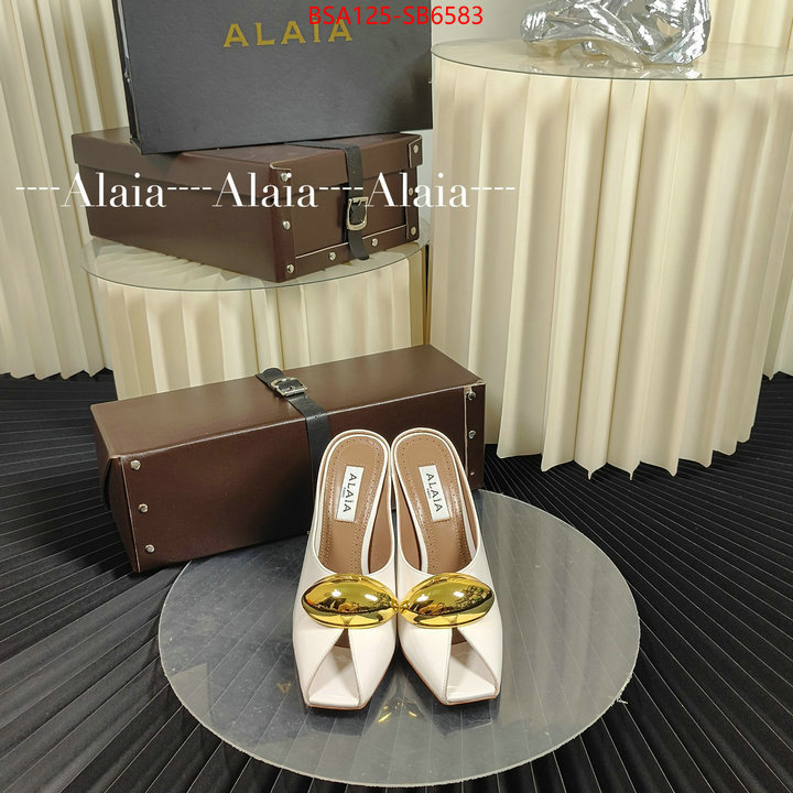 Women Shoes-ALAIA luxury 7 star replica ID: SB6583 $: 125USD