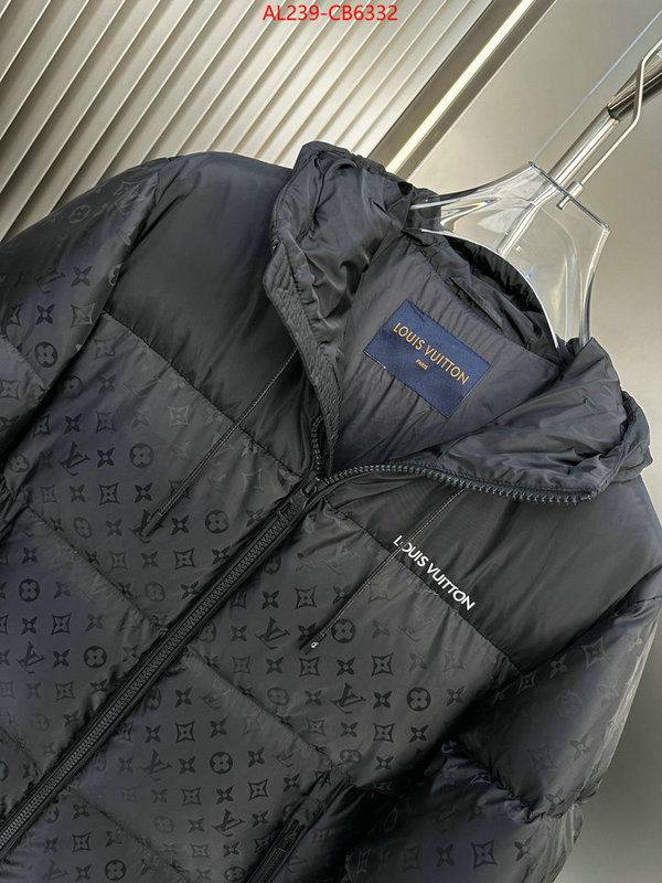 Down jacket Women-LV highest quality replica ID: CB6332 $: 239USD