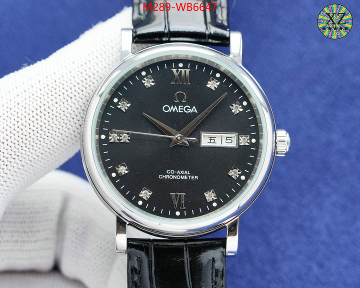 Watch(TOP)-Omega luxury ID: WB6647 $: 289USD