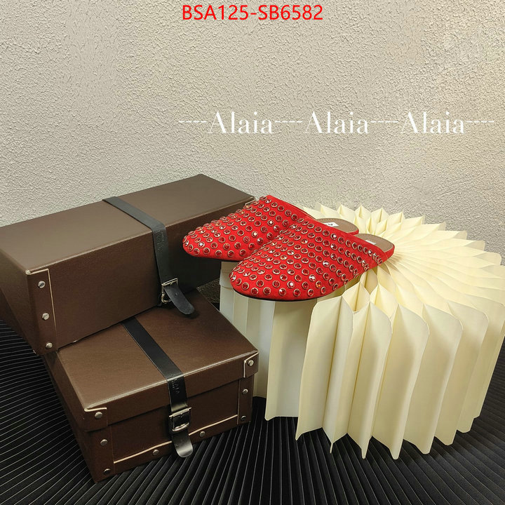 Women Shoes-ALAIA the highest quality fake ID: SB6582 $: 125USD