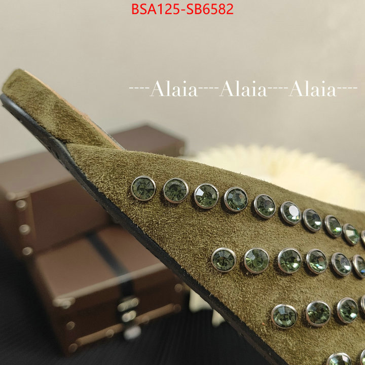 Women Shoes-ALAIA the highest quality fake ID: SB6582 $: 125USD