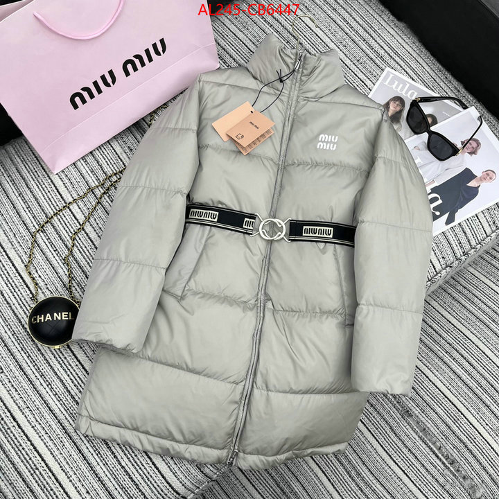 Down jacket Women-Miu Miu replica 2024 perfect luxury ID: CB6447 $: 245USD