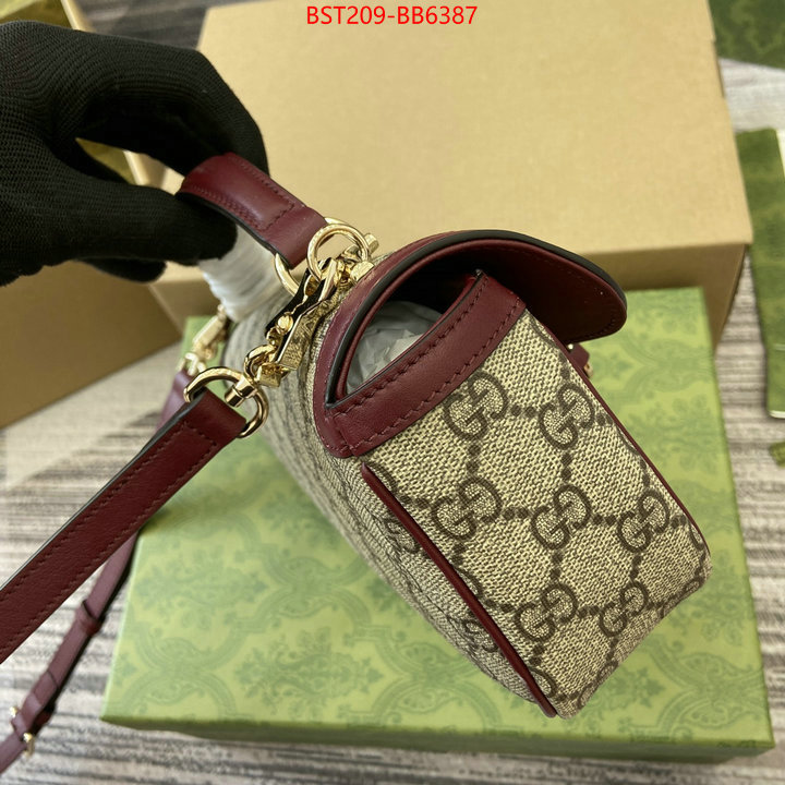 Gucci Bags(TOP)-Horsebit- designer high replica ID: BB6387 $: 209USD,