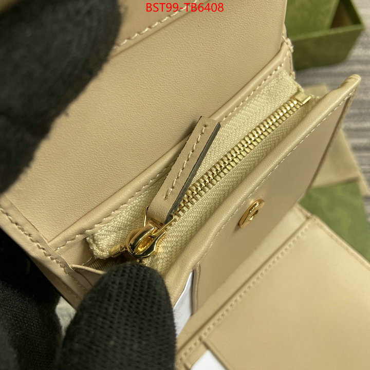 Gucci Bags(TOP)-Wallet- outlet sale store ID: TB6408 $: 99USD,