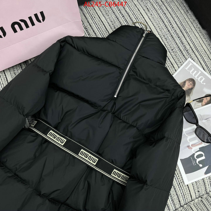 Down jacket Women-Miu Miu replica 2024 perfect luxury ID: CB6447 $: 245USD