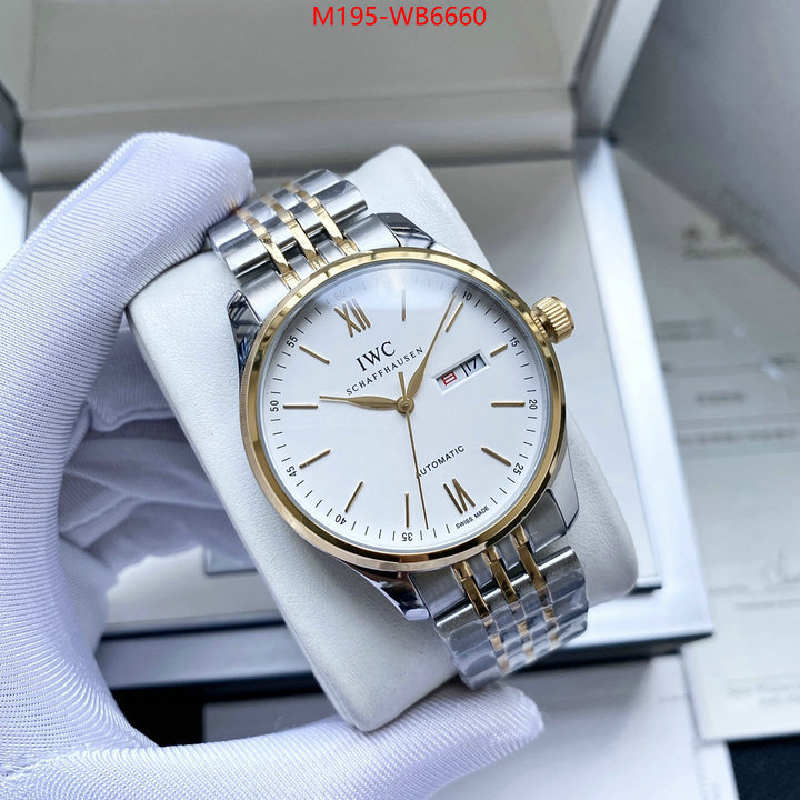 Watch(TOP)-IWC fashion designer ID: WB6660 $: 195USD